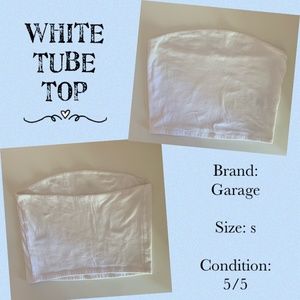 White tube top